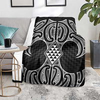Ma Maori Ta Moko Poutama Art Blanket