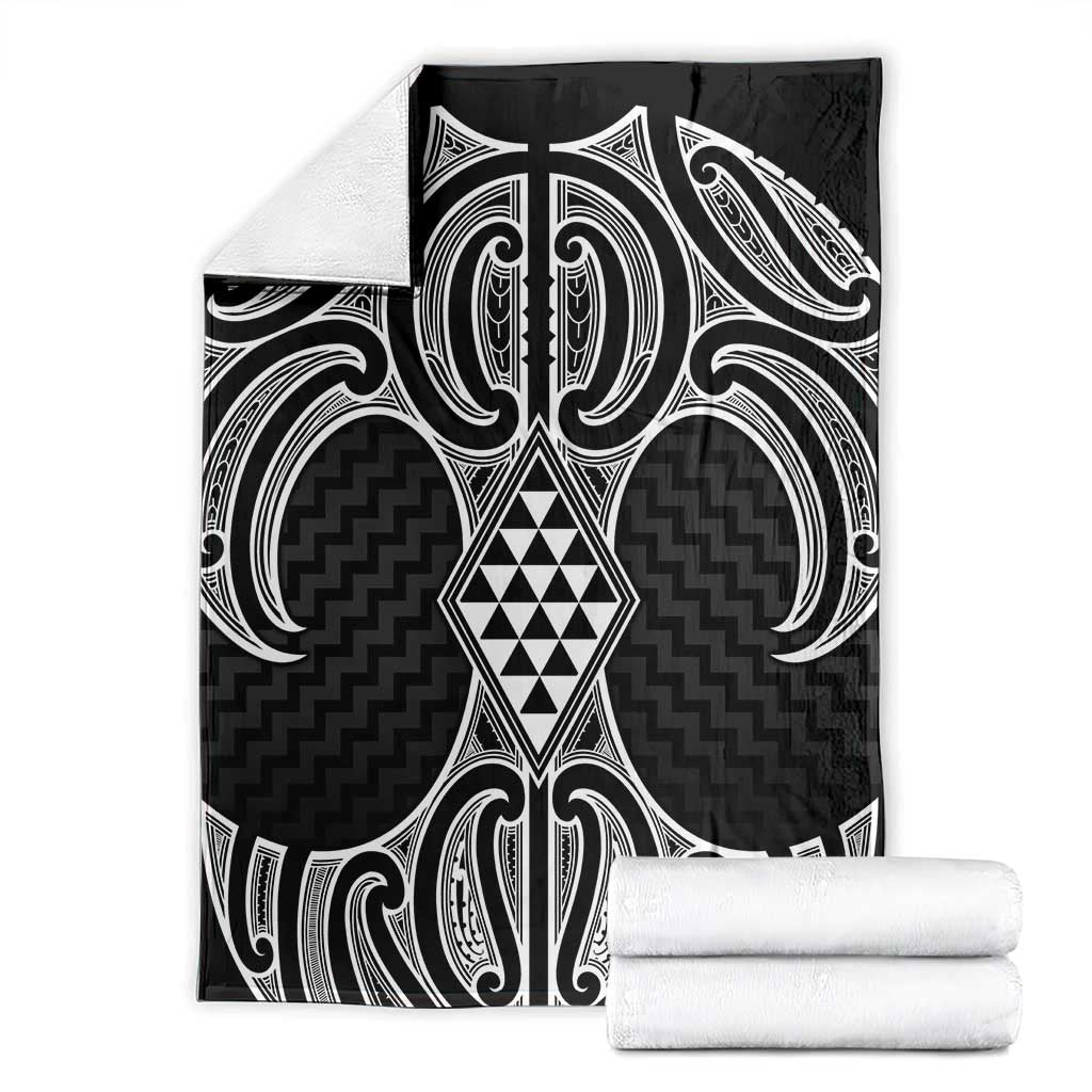 Ma Maori Ta Moko Poutama Art Blanket