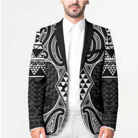Ma Maori Ta Moko Poutama Art Blazer - Polynesian Pride