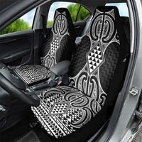 Ma Maori Ta Moko Poutama Art Car Seat Cover