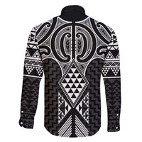 Ma Maori Ta Moko Poutama Art Family Matching Mermaid Dress and Hawaiian Shirt