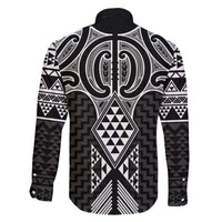 Ma Maori Ta Moko Poutama Art Family Matching Short Sleeve Bodycon Dress and Hawaiian Shirt