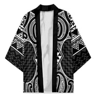 Ma Maori Ta Moko Poutama Art Kimono - Polynesian Pride