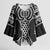 Ma Maori Ta Moko Poutama Art Kimono Sleeve Blouse - Polynesian Pride