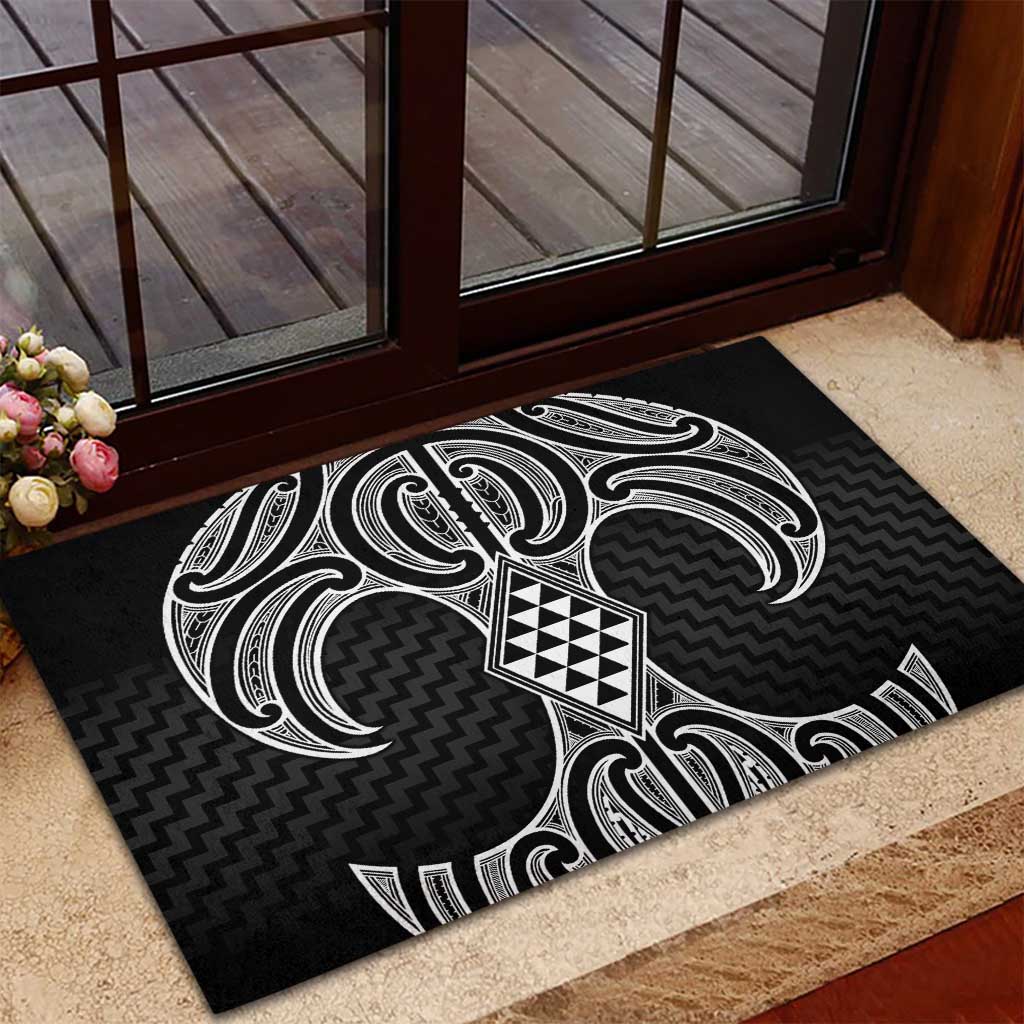 Ma Maori Ta Moko Poutama Art Rubber Doormat LT9 - Polynesian Pride