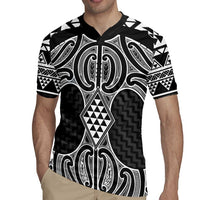 Ma Maori Ta Moko Poutama Art Rugby Jersey