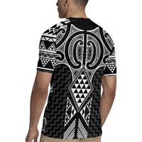 Ma Maori Ta Moko Poutama Art Rugby Jersey