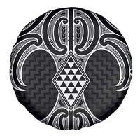 Ma Maori Ta Moko Poutama Art Spare Tire Cover