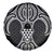 Ma Maori Ta Moko Poutama Art Spare Tire Cover