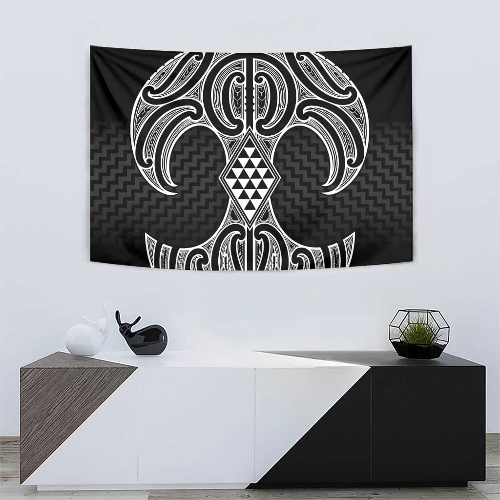 Ma Maori Ta Moko Poutama Art Tapestry