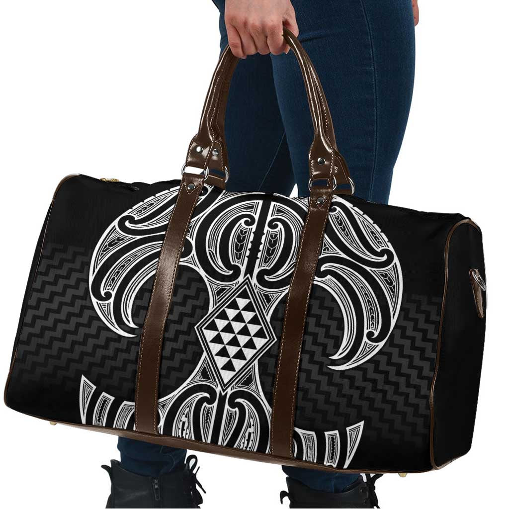 Ma Maori Ta Moko Poutama Art Travel Bag - Polynesian Pride
