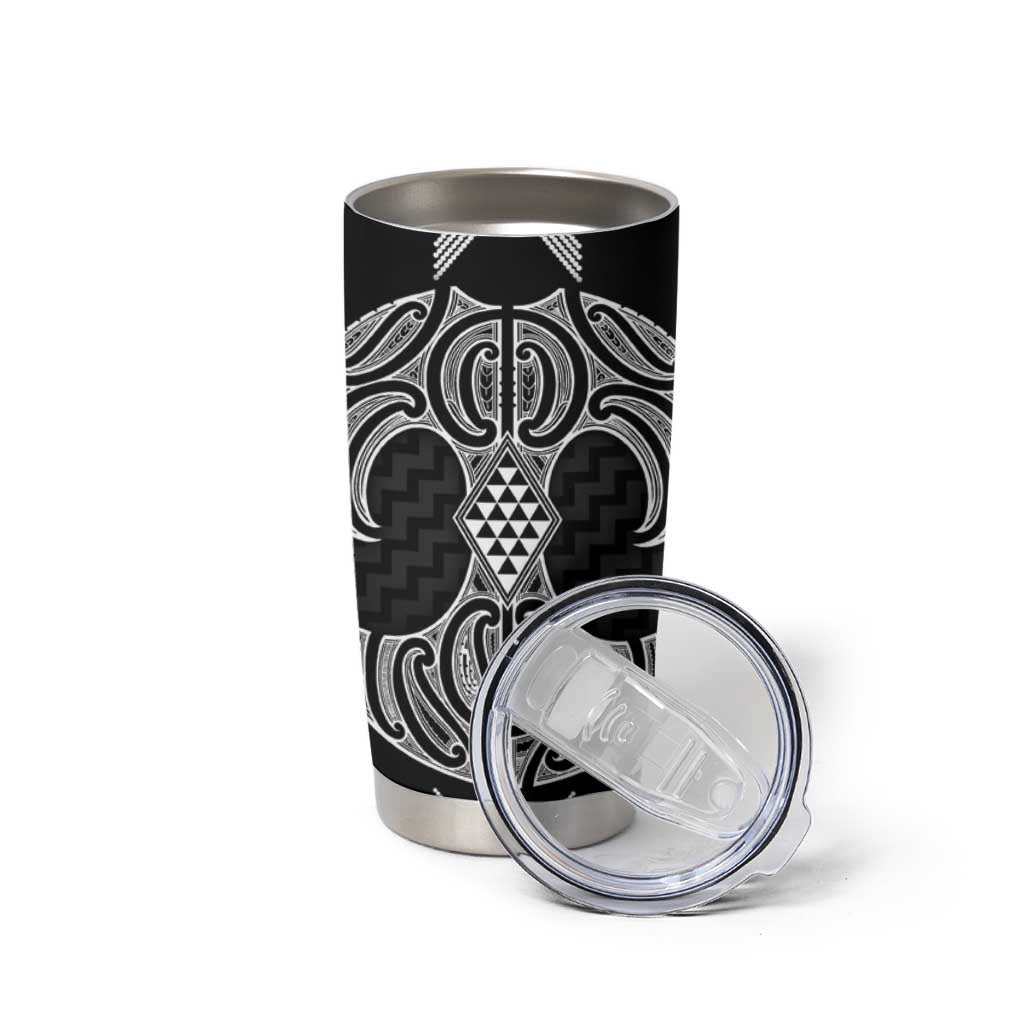Ma Maori Ta Moko Poutama Art Tumbler Cup LT9 - Polynesian Pride