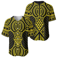 Mahi-dawg Maori Ta Moko Poutama Art Baseball Jersey