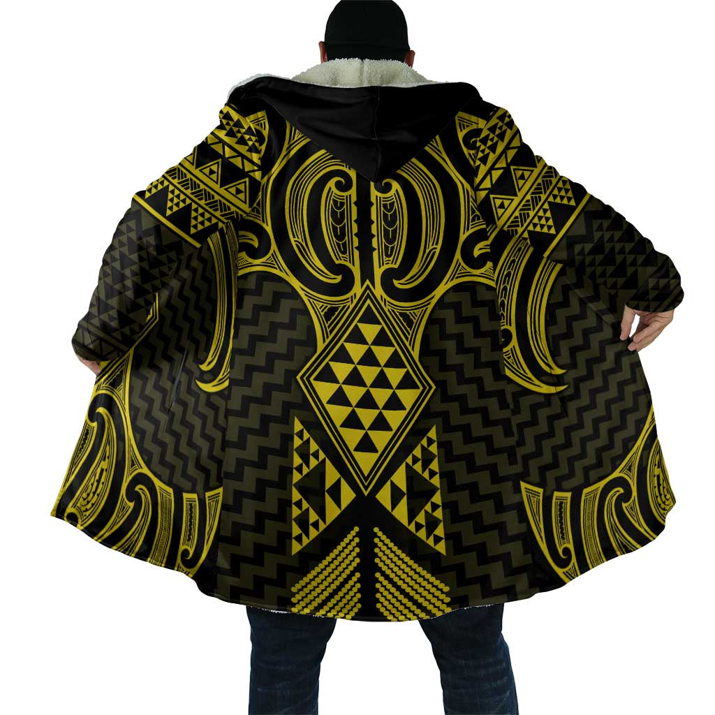 Mahi-dawg Maori Ta Moko Poutama Art Cloak - Polynesian Pride