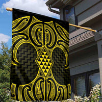 Mahi-dawg Maori Ta Moko Poutama Art Garden Flag