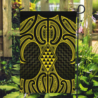 Mahi-dawg Maori Ta Moko Poutama Art Garden Flag