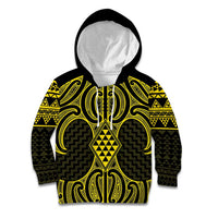 Mahi-dawg Maori Ta Moko Poutama Art Kid Hoodie