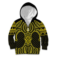 Mahi-dawg Maori Ta Moko Poutama Art Kid Hoodie