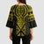 Mahi-dawg Maori Ta Moko Poutama Art Kimono Sleeve Blouse - Polynesian Pride