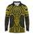Mahi-dawg Maori Ta Moko Poutama Art Long Sleeve Polo Shirt