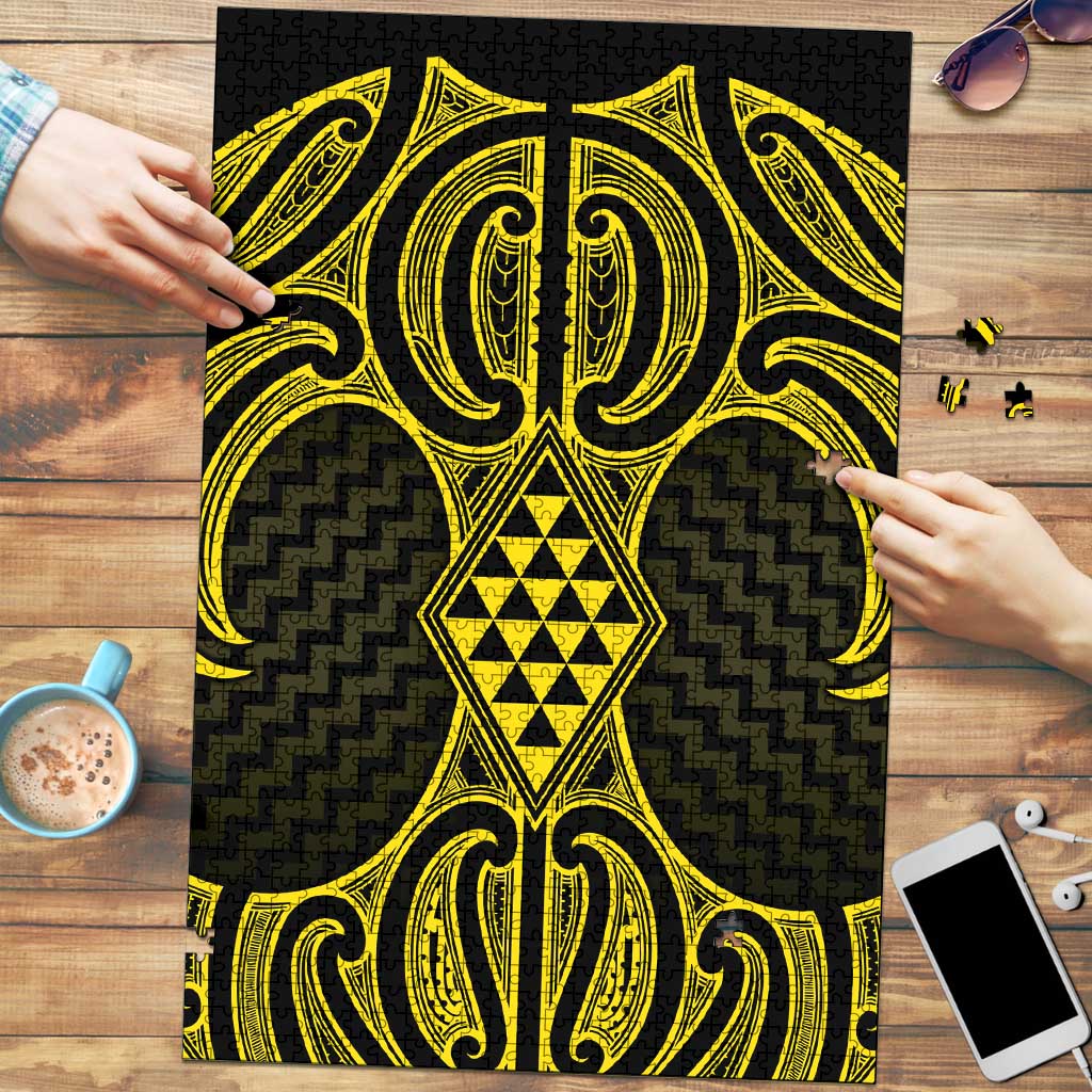 Mahi-dawg Maori Ta Moko Poutama Art Puzzle - Polynesian Pride