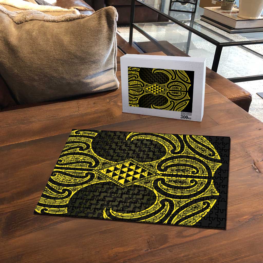 Mahi-dawg Maori Ta Moko Poutama Art Puzzle - Polynesian Pride