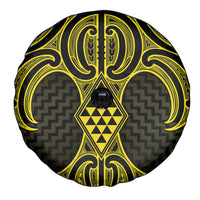Mahi-dawg Maori Ta Moko Poutama Art Spare Tire Cover