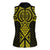 Mahi-dawg Maori Ta Moko Poutama Art Women Sleeveless Polo Shirt