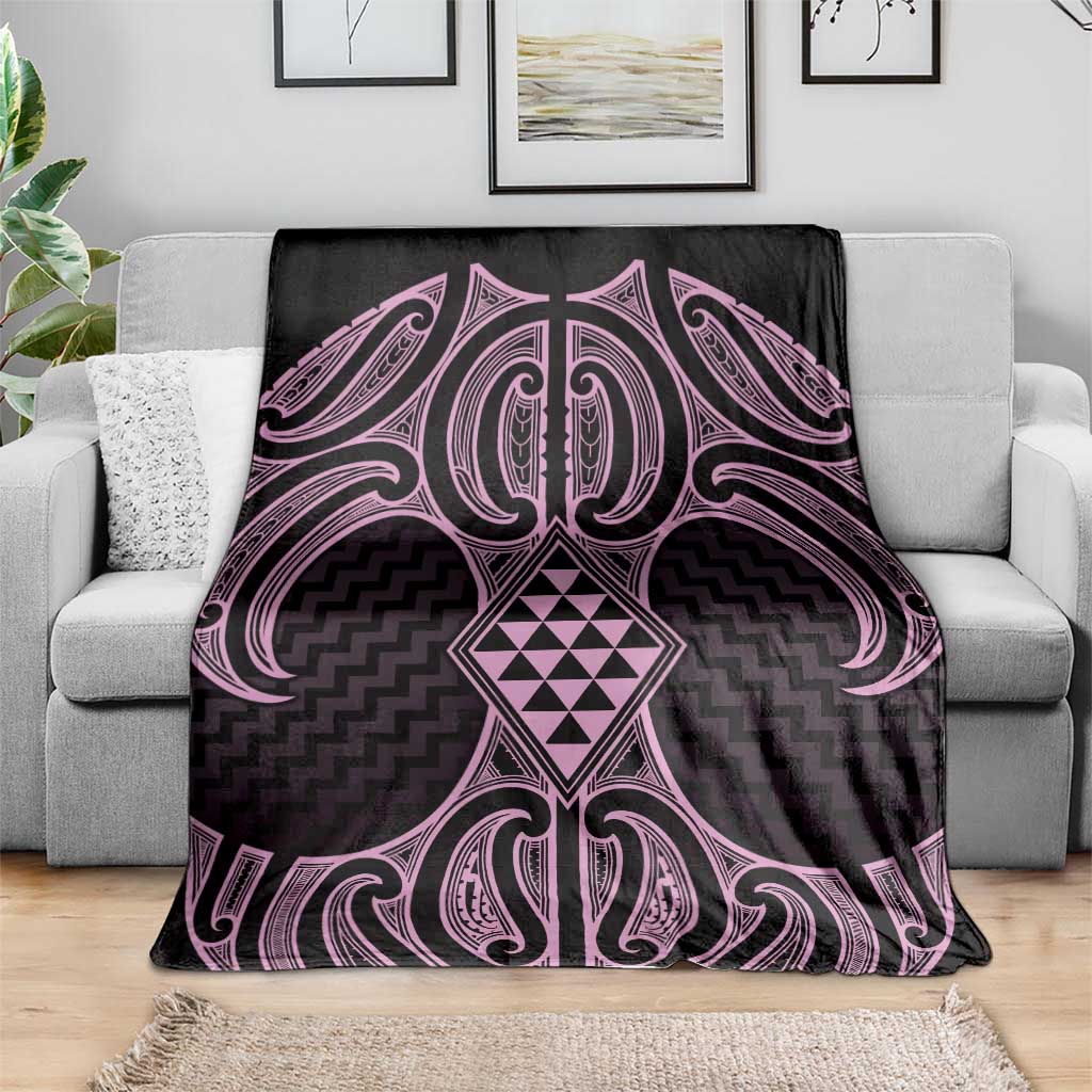 Mawhero Maori Ta Moko Poutama Art Blanket