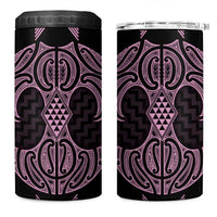 Mawhero Maori Ta Moko Poutama Art 4 in 1 Can Cooler Tumbler