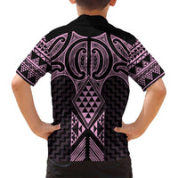 Mawhero Maori Ta Moko Poutama Art Family Matching Long Sleeve Bodycon Dress and Hawaiian Shirt