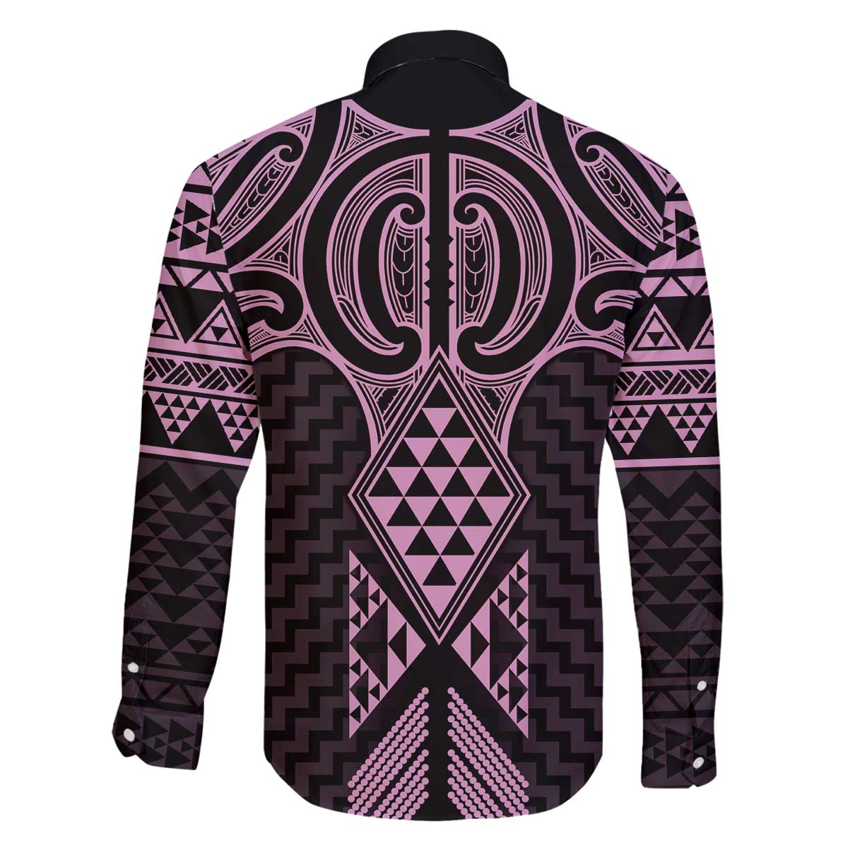 Mawhero Maori Ta Moko Poutama Art Family Matching Off The Shoulder Long Sleeve Dress and Hawaiian Shirt
