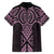 Mawhero Maori Ta Moko Poutama Art Family Matching Off Shoulder Short Dress and Hawaiian Shirt