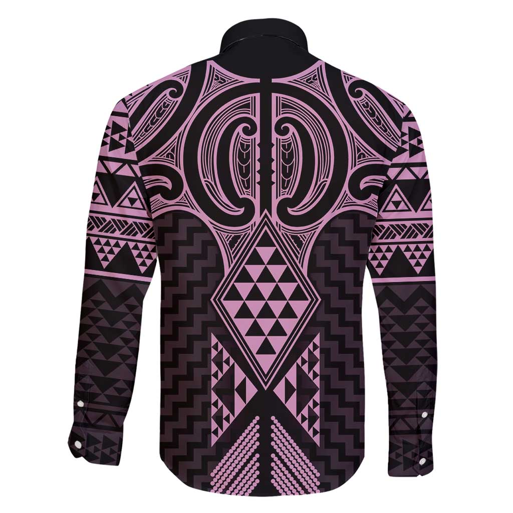 Mawhero Maori Ta Moko Poutama Art Family Matching Short Sleeve Bodycon Dress and Hawaiian Shirt