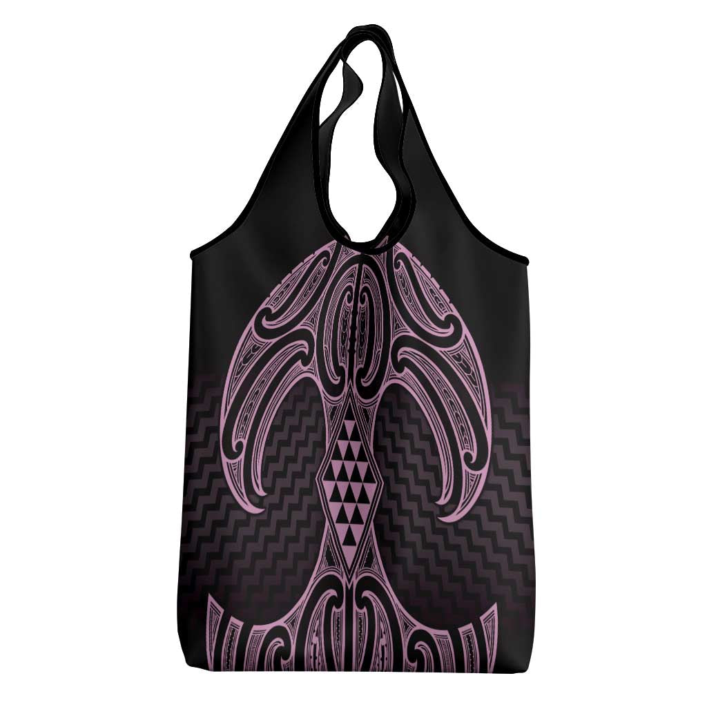 Mawhero Maori Ta Moko Poutama Art Grocery Bag