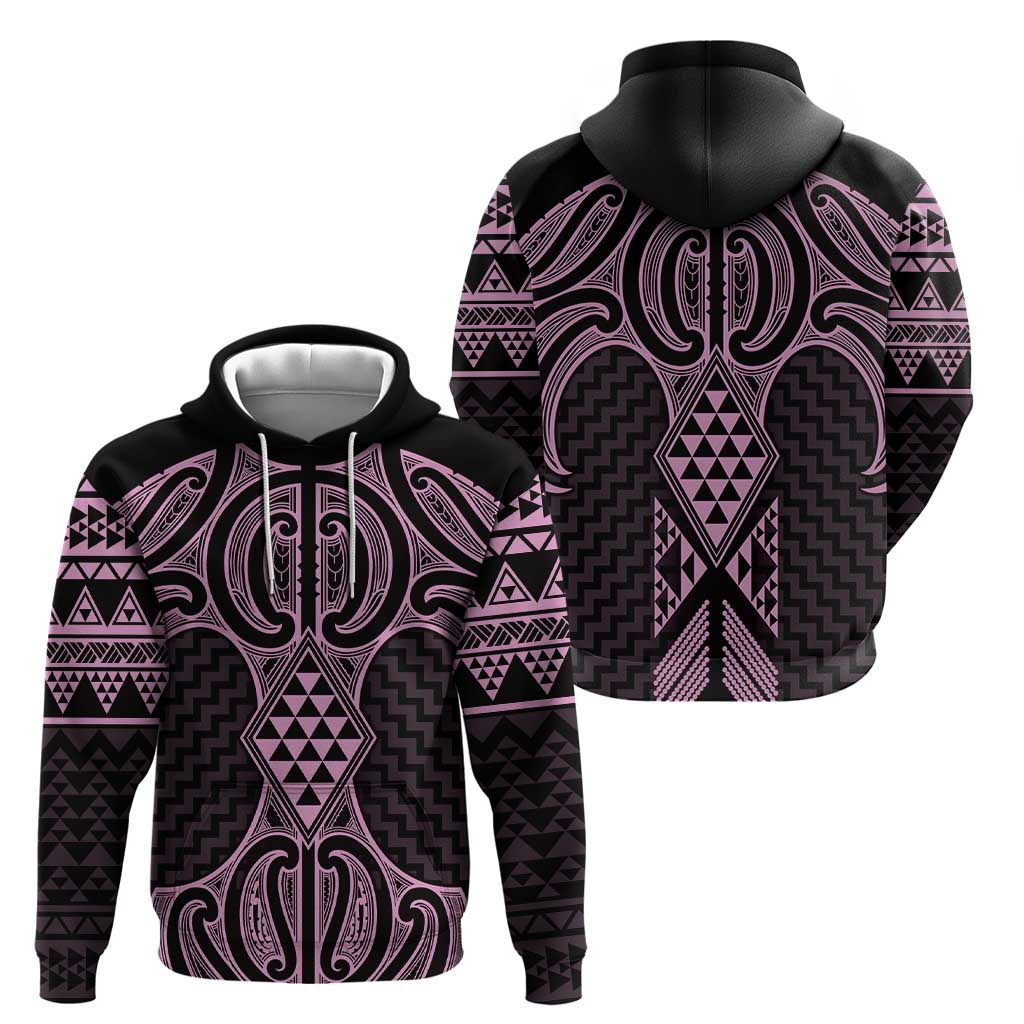 Mawhero Maori Ta Moko Poutama Art Hoodie