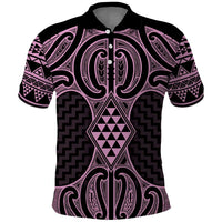 Mawhero Maori Ta Moko Poutama Art Polo Shirt