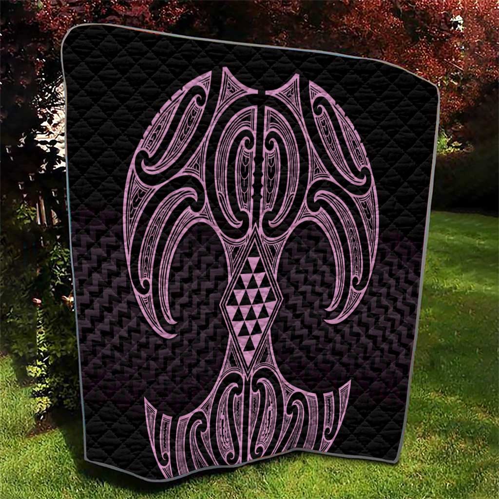 Mawhero Maori Ta Moko Poutama Art Quilt