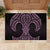 Mawhero Maori Ta Moko Poutama Art Rubber Doormat