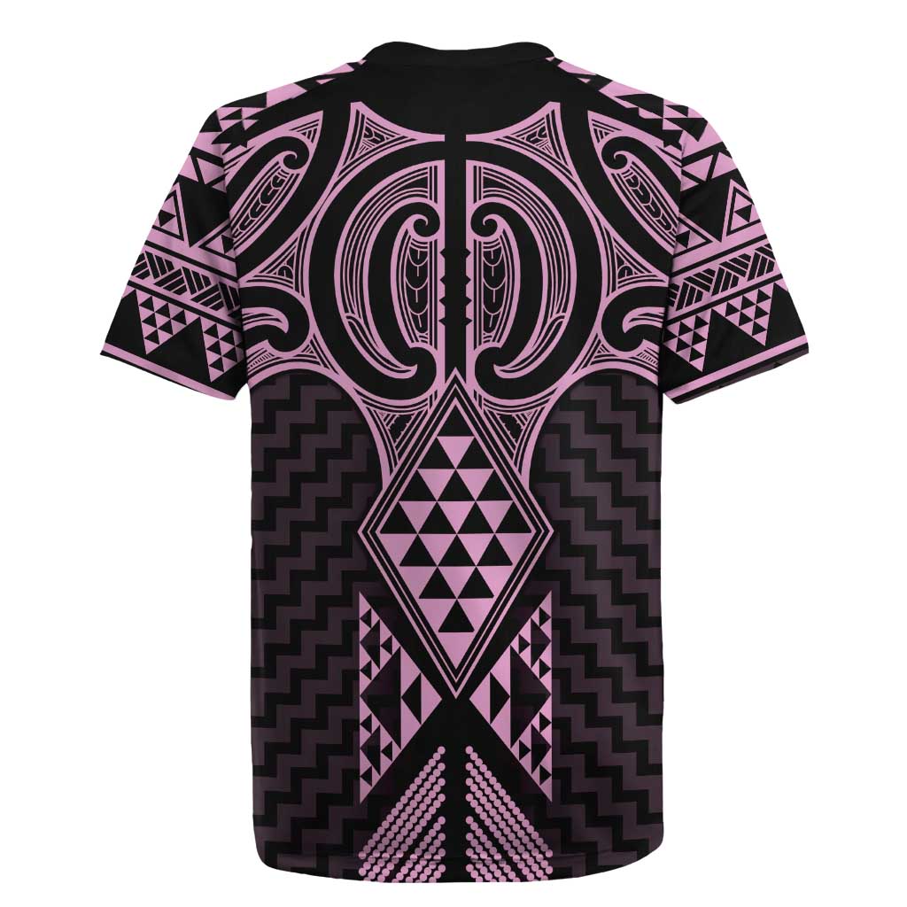 Mawhero Maori Ta Moko Poutama Art Rugby Jersey