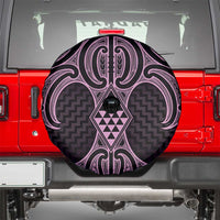 Mawhero Maori Ta Moko Poutama Art Spare Tire Cover
