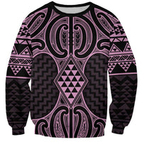 Mawhero Maori Ta Moko Poutama Art Sweatshirt