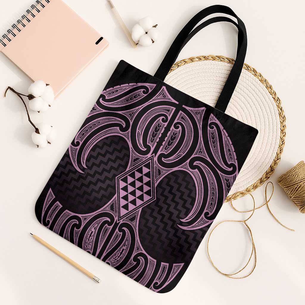 Mawhero Maori Ta Moko Poutama Art Tote Bag - Polynesian Pride
