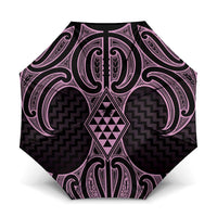 Mawhero Maori Ta Moko Poutama Art Umbrella - Polynesian Pride