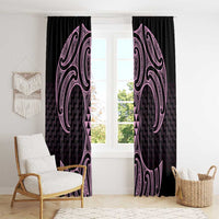 Mawhero Maori Ta Moko Poutama Art Window Curtain