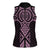 Mawhero Maori Ta Moko Poutama Art Women Sleeveless Polo Shirt