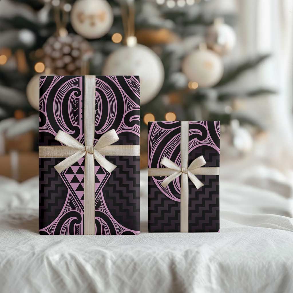 Mawhero Maori Ta Moko Poutama Art Wrapping Paper - Polynesian Pride