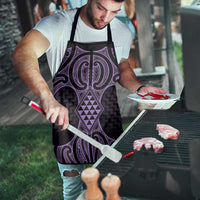 Waiporoporo Maori Ta Moko Poutama Art Apron - Polynesian Pride