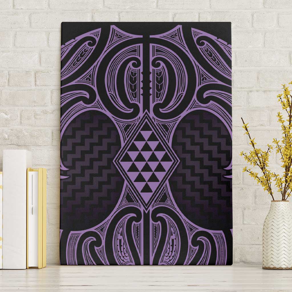 Waiporoporo Maori Ta Moko Poutama Art Canvas Wall Art