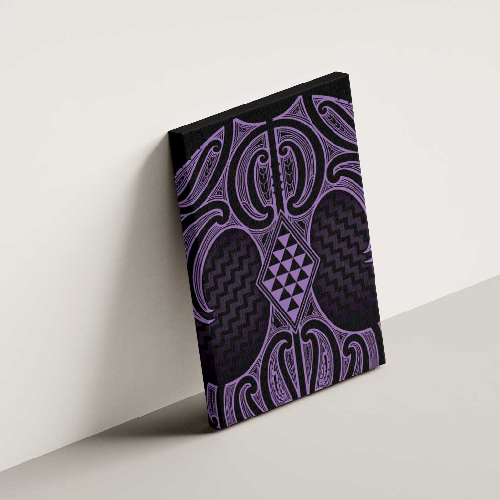 Waiporoporo Maori Ta Moko Poutama Art Canvas Wall Art